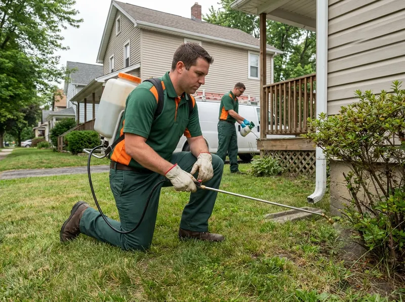 Flea and Tick Yard and Interior Knockdown in Detroit, MA